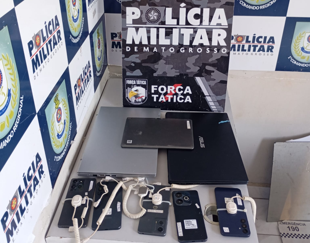 Força Tática prende homem por roubo a loja de eletrodomésticos em Cuiabá