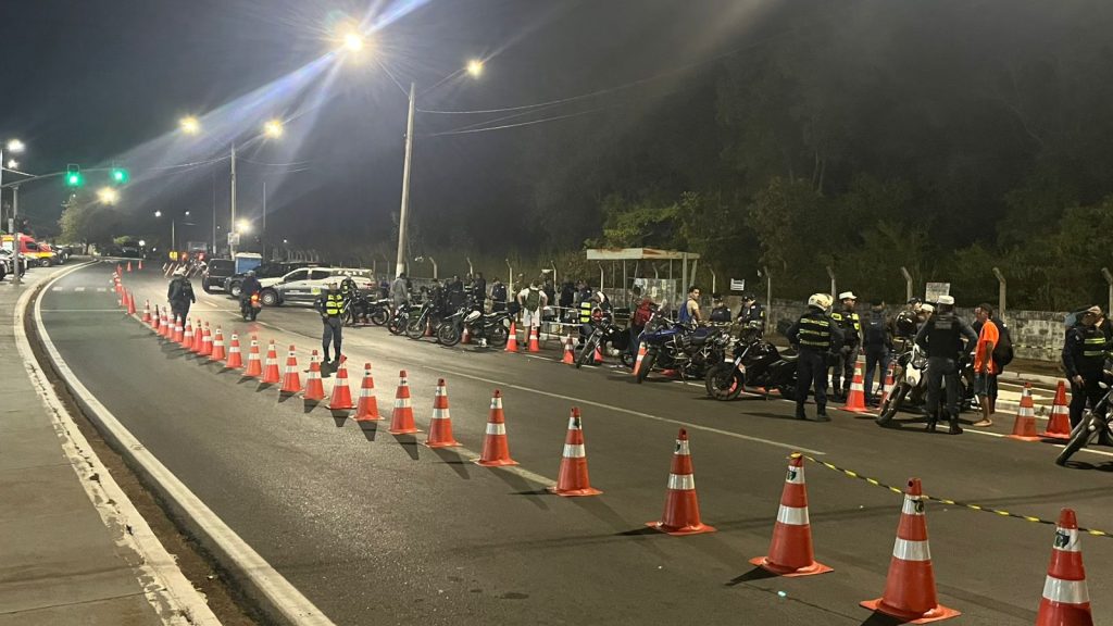 Operação Lei Seca termina com 43 motocicletas removidas e três prisões