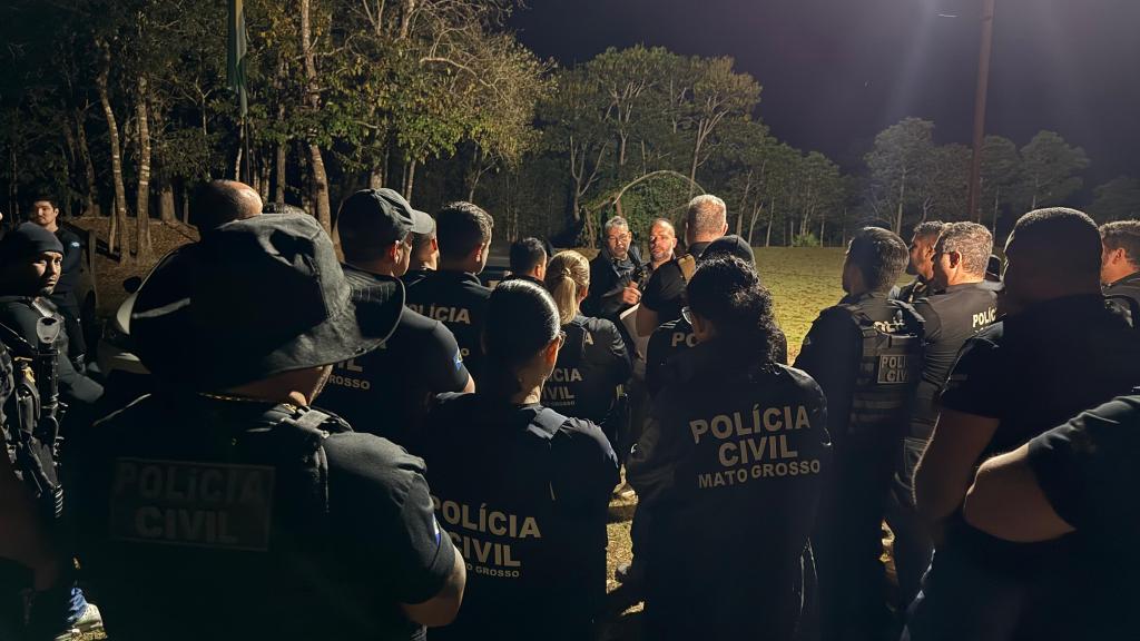 Polícia Civil cumpre 58 ordens judiciais contra facções criminosas em Rosário Oeste