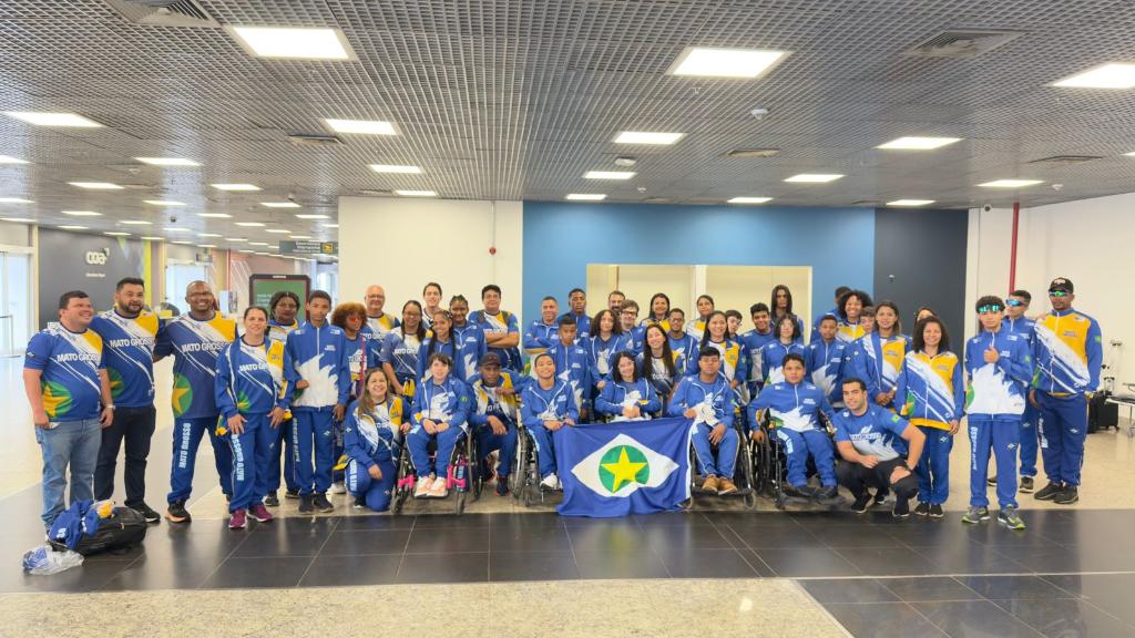 Atletas com deficiência representam MT nas Paralimpíadas Escolares em São Paulo