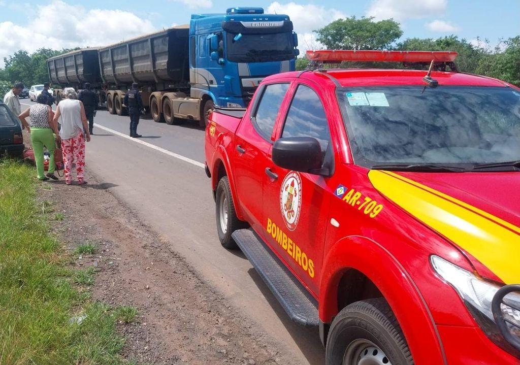 Corpo de Bombeiros atende três ocorrências de acidentes de trânsito em diferentes regiões do Estado