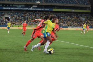 “Jogos da seleção feminina em Cuiabá incentivam e impulsionam o esporte no Estado”, afirma torcedor na Arena Pantanal