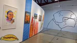 Exposição em homenagem à Osvaldina dos Santos segue em cartaz na Galeria Lava Pés
