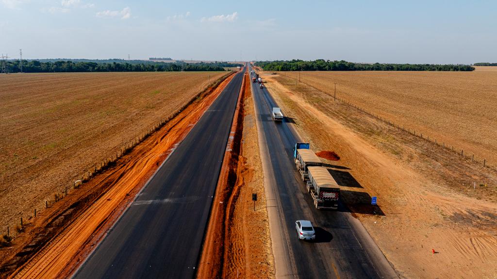 Dados da ANTT apontam que obras do Governo de MT na BR-163 representam 28% dos investimentos em rodovias federais