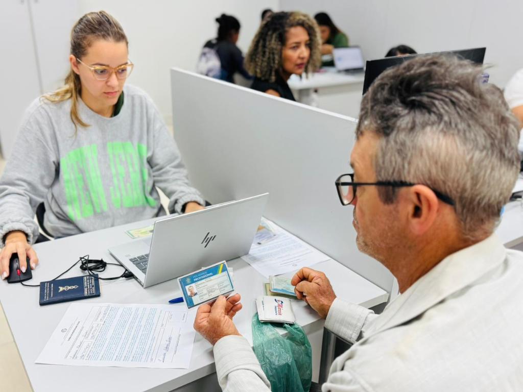 “Ficou muito melhor fazer o cadastro aqui com a ajuda da equipe”, afirmou pescador em Rondonópolis